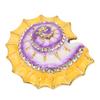 Conch Jewelry Box Vintage Luxury Decorative Hand Painted Crystal Trinket Jewelry Boxes for Ring