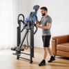 Inversion Table, 136 kg Capacity Heavy Duty Back Inverter Stretcher, Inverted Table with Dual-Roller Locking, Decompression Tables for Shoulders,