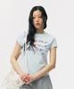 FALLETT Alphabet Collage T-Shirt Sky Blue