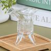 1Pc Jue Cup Imperial Cup Glass White Wine Cup Chinese Antique Small Wine Cup