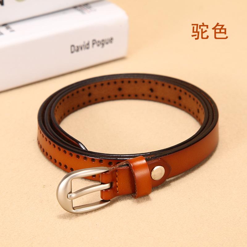 Belt Women'S Leather Belt Women'S, Thin Belt Decorative Leather Small Belt Women