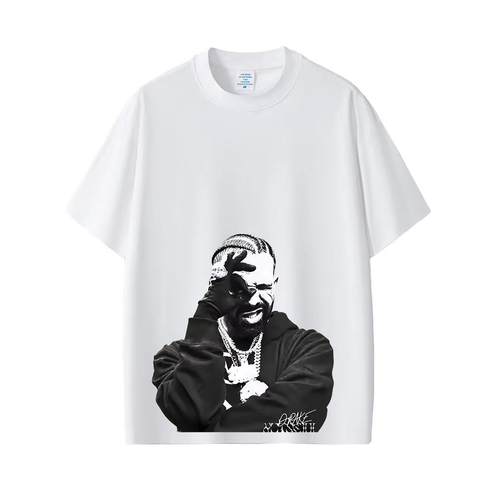 Rapper Drake Merch T-shirts Men Women Hip Hop Fashion Popular T Shirts Men's Short Sleeve T-shirts