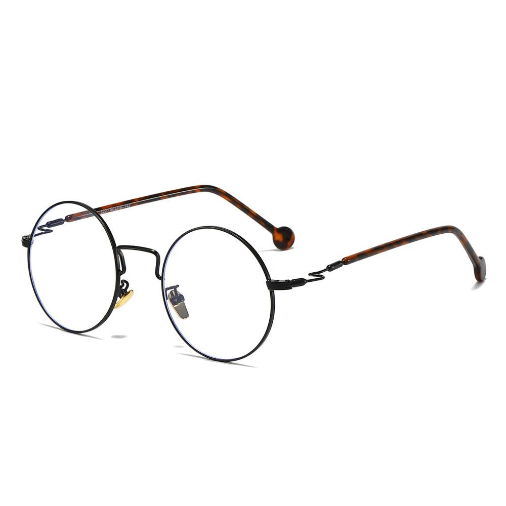 

Retro Round Anti-Blue Light Glasses Men Women Personality Blocking Blue Light Eyewear Computer Glasses Optical Spectacle Frame