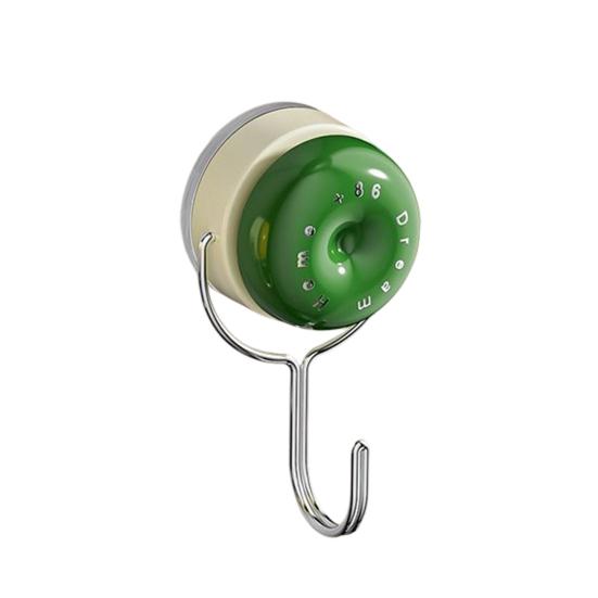 

Suction Cup Wall Hook Reusable No Drill Hook with 180-degree Rotating Hook Design for Bathroom Kitchen