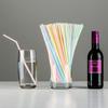 50pcs Disposable Plastic Straws Bent Colorful PP Straws Disposable Straws For Party Suitable For Smoothies, Juices, Cocktails, Hot Drinks
