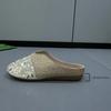 Fashion 2025 Fashion Ladies Shoes Closed Toe Women's Slippers New Embroidery Outdoor Best Seller Daily Comfortable Flat Slippers Zapatos