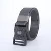 [Tactical Belt] Adjustable Durable Men's Tactical Belt | Quick-Release Buckle for Outdoor Sports, Training & Casual Wear - Unisex Design, Black Fabric