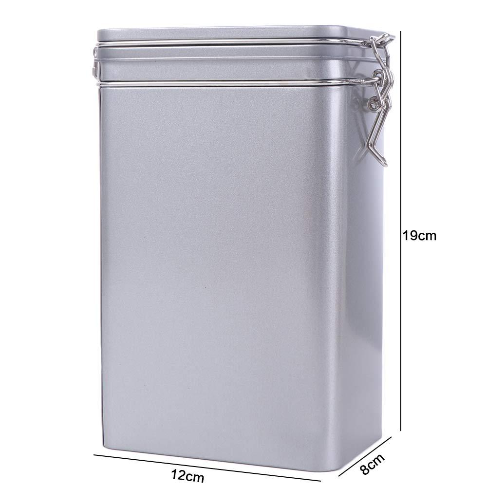 Hermetyczny pojemnik na kawę Vintage puszka metalowe pudełko pojemnik metalowy pojemnik do przechowywania żywności dom