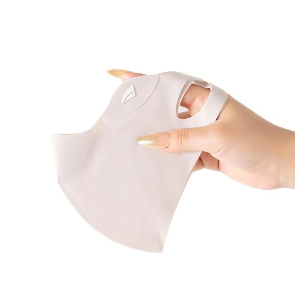Washable Sunscreen Mask Breathable Anti-sun Mask New Ice Silk Mask Gift