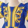 Children's Long-Sleeve Printed Princess Dress for Festivals and Parties