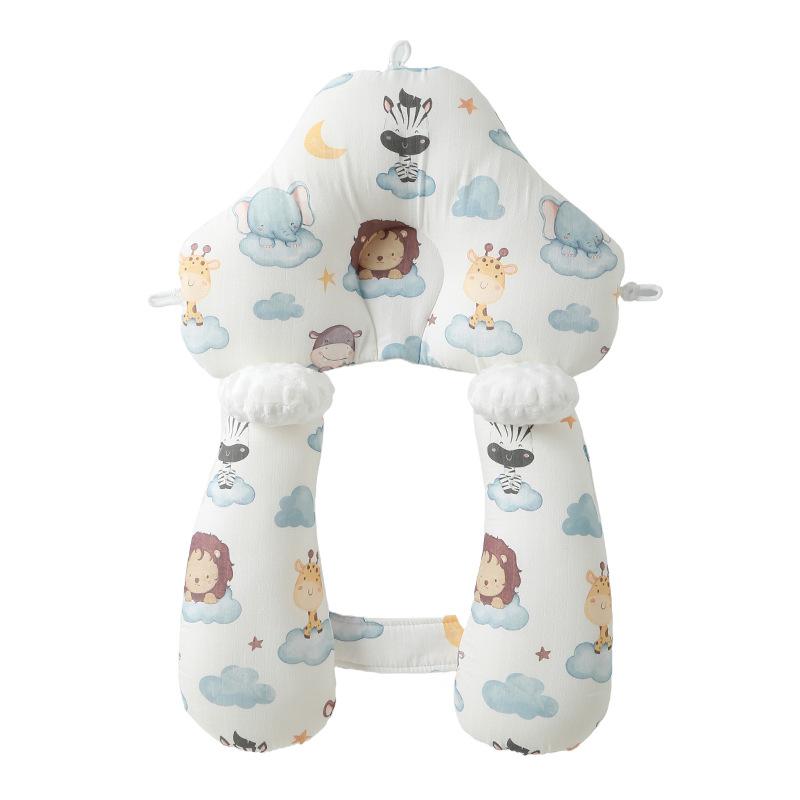 Anti-startle baby shaping pillow to prevent head misalignment0-6Months-1Newborn Baby Side Sleeping Comforting and Shaping Pillow