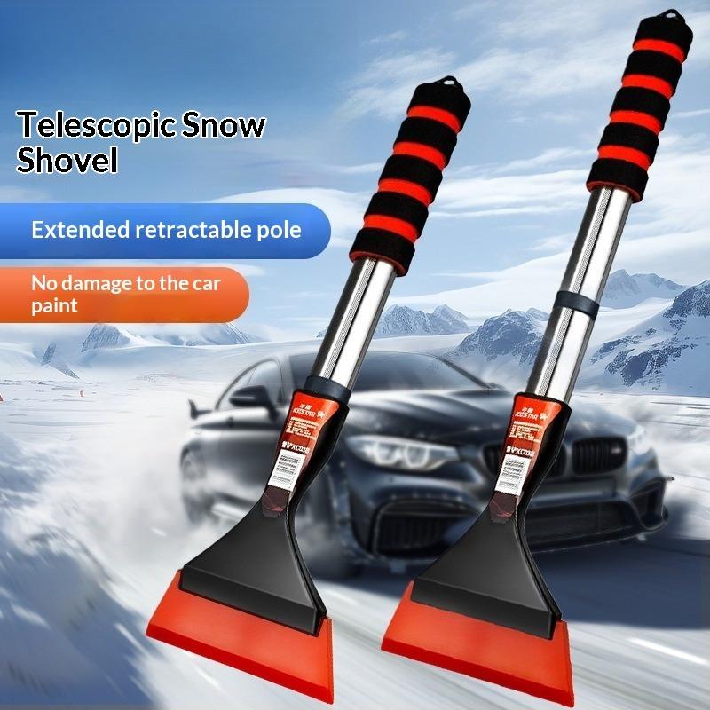 Pala da Neve per Auto Sbrinamento Auto Inverno Artefatto Rimozione Neve Strumento Spazzaneve Pala Sghiacciante Vetro Pala da Neve per Auto Raschiatura Neve