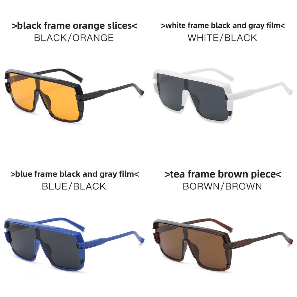 Fashion Square Oversized Sunglasses With Uv400 Protection For Outdoor Activities And Style