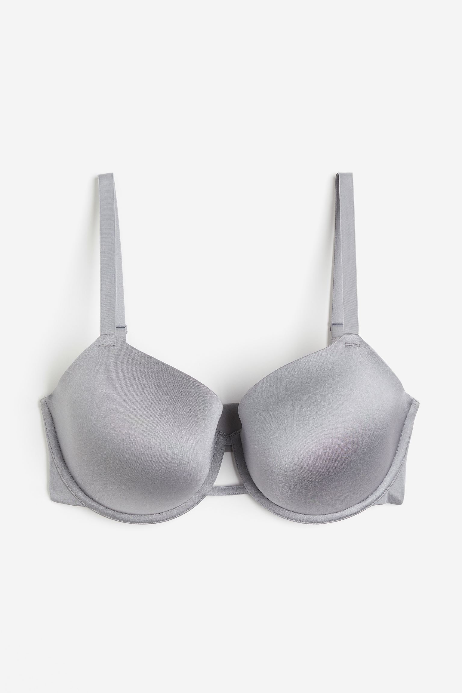 

Microfibre padded underwired bra