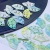 Gradient Hollow Mini Fan Hair Clip with Chinese Knot Pendant for DIY Phone Chain Accessories