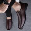 Leder Business Schuhe Herren Luxusmarke Herren Bequeme Slipper Handgefertigt Herren Freizeitschuhe Neu Alleskombinierbare Ballerinas für Herren