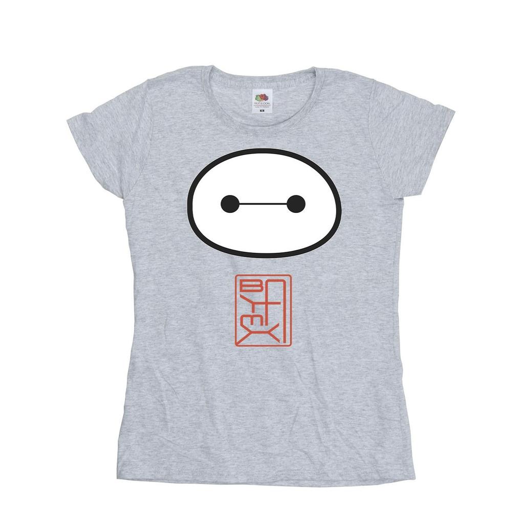 Disney Womens/Ladies Big Hero 6 Baymax Icon Cotton T-Shirt