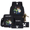 2024 My World Coolie Fear Backpack High School Junior High School Students Elementary School Boys and Girls Trendy Brand School Bag Endgame Person