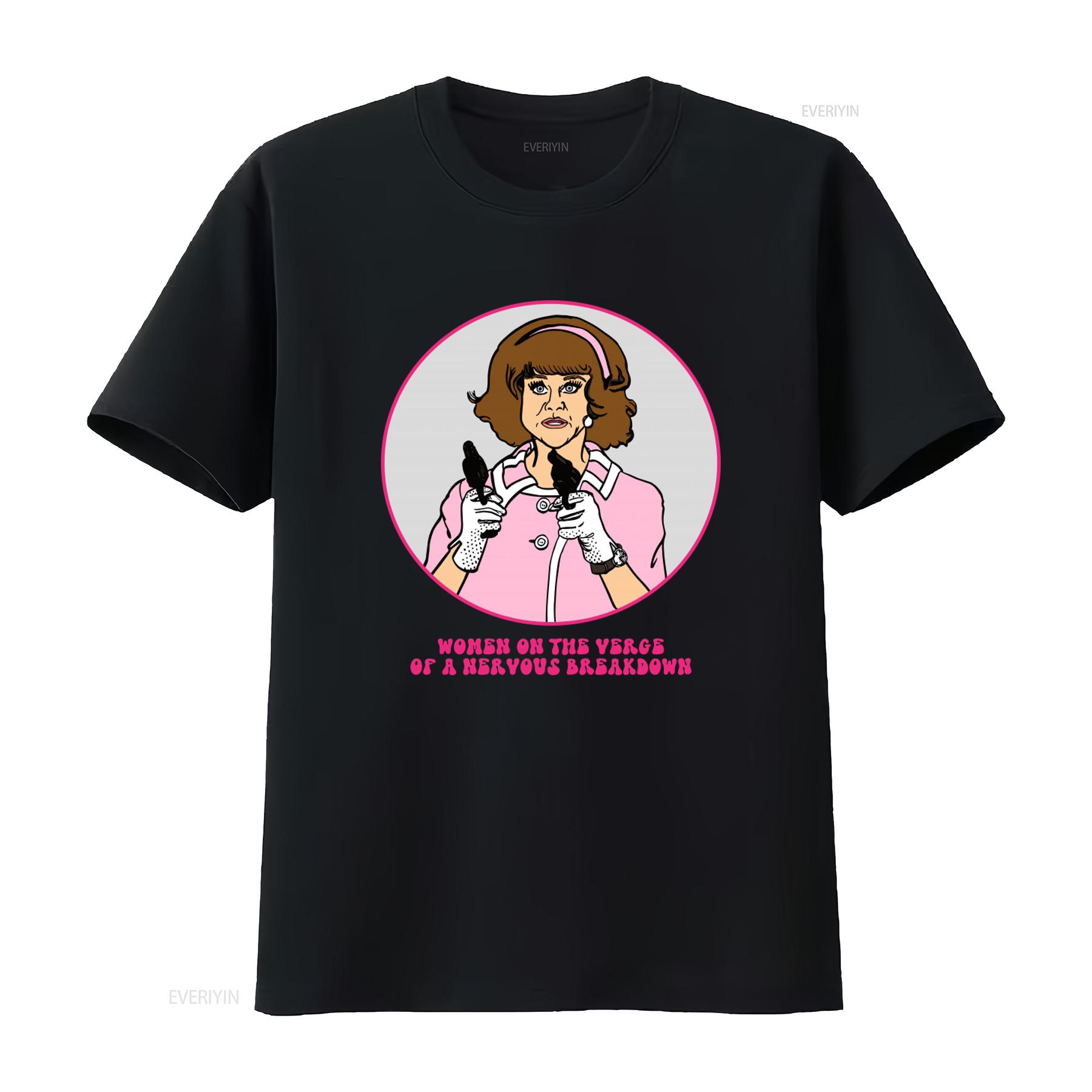 

Pedro Almodovar Women On The Verge of a Nervous Breakdown Julieta Serano T Shirt vintage Washed Slightly Stretched Unisex 4XL