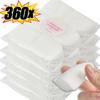 120/360Pcs U-shaped Makeup Removal Cotton Pads Disposable Removal Cleansing Soft 80G Pearl Embossing Cotton Pads Skin Care Tools