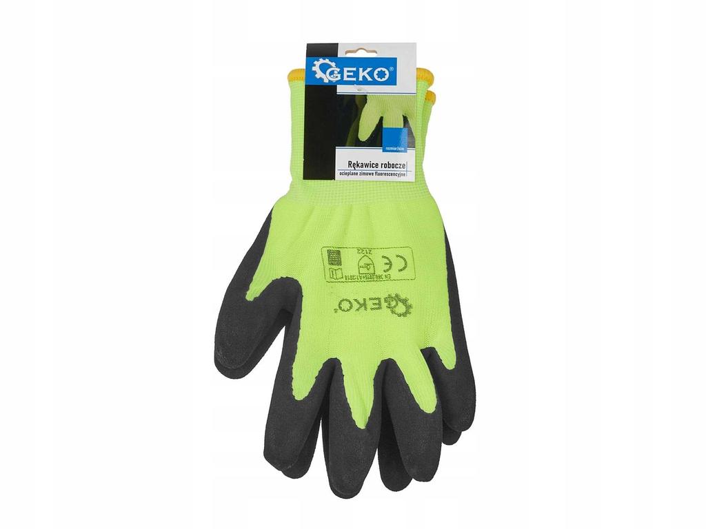 Fluorescent Winter Insulated Work Gloves Size 8