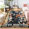 Chainsaw Man Soft Area Rug with Trendy Cartoon Anime Printed Non slip Washable , Suitable for Bedroom Kitchen Living Room THW