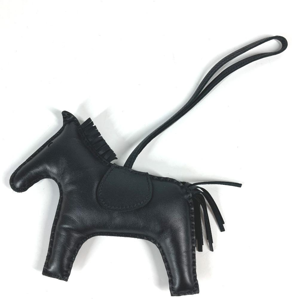 HERMES So Black All Black Rodeo GM Rodeo GM Bag Charm charm Anyo Miro Black