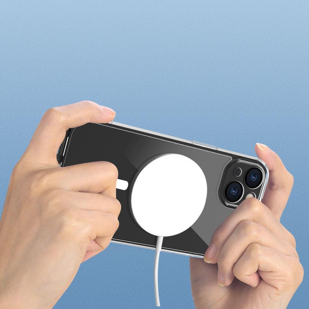 Google Pixel 10 Pro MagSafe-Compatible Transparent Magnetic Phone Case with Wireless Charging and Scratch Resistance