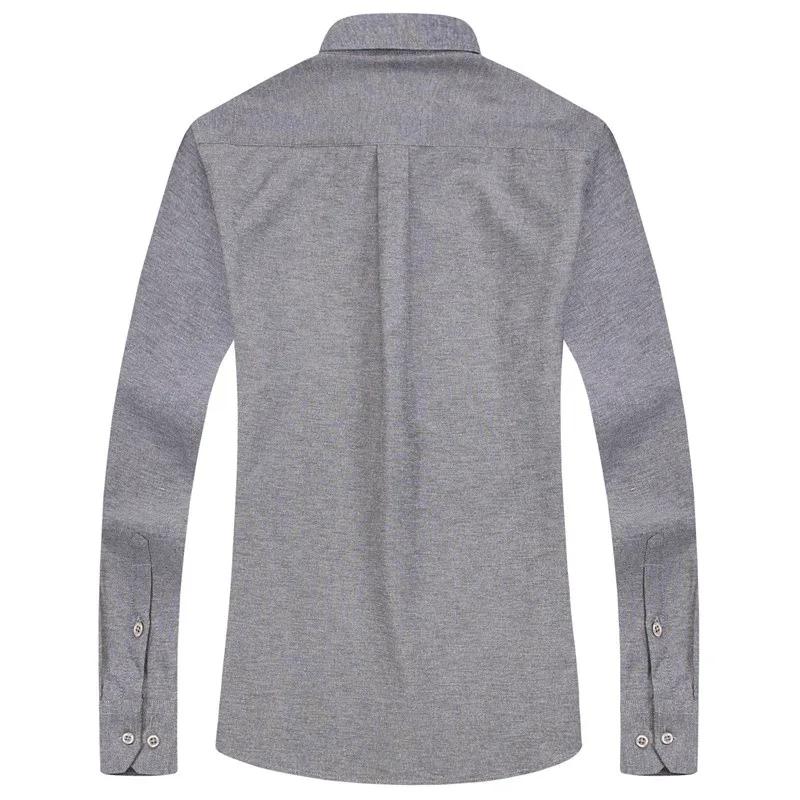 Shirt Men Dress Shirt Fashion Long Sleeve Oxford Business Formal Regular Fit Office Formal Men's Clothing Blouses