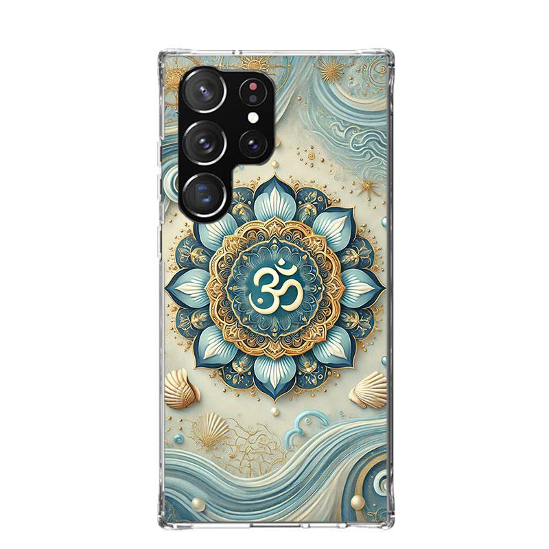 Mandala Chakra Insist Yoga Phone Case For Samsung Galaxy S26 S25 Edge S24 S23 FE S22 Ultra S21 Plus S20 + Fundas Cover Coque Gal