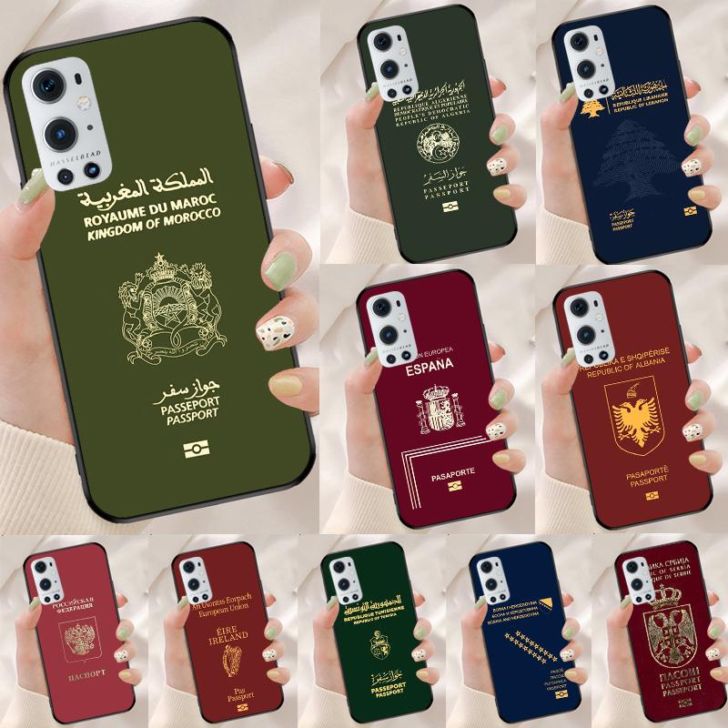 Algerian Russia Spain Passport For Realme GT 7 Pro GT 5 6 6T C67 C61 C55 C53 C51 C21Y C25S C75 10 11 12 13 14 Pro Plus Case