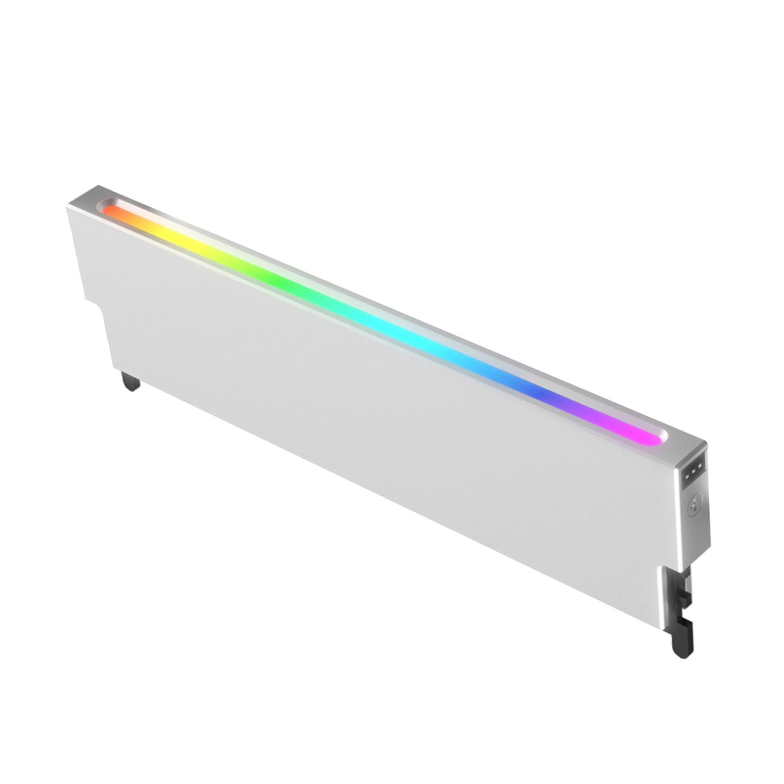 

Охладитель для радиатора памяти ARGB Охладитель для радиатора оперативной памяти ARGB для повышения производительности и эстетической модернизации компьютера серебряный