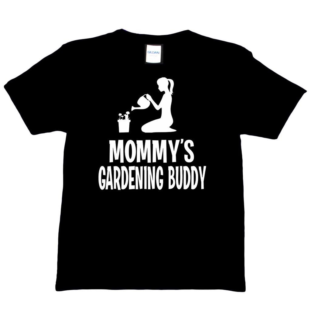 Mommy's Gardening Buddy Funny Girls T-shirt Tee Birthday Gift For Girls Boys