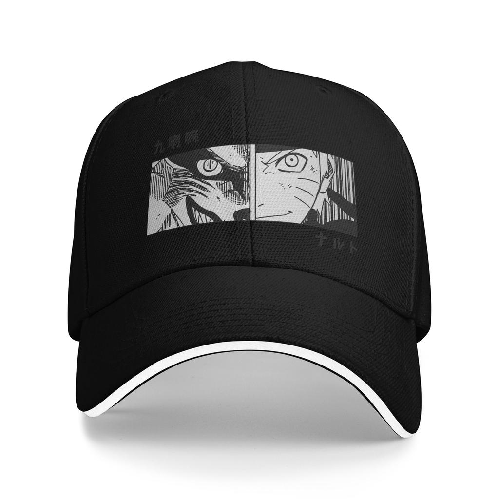 Kurama and Naruto Women Unisex Baseball Cap Casual Outdoor Cap Anime Unisexga Fashion Snapback Hats Spring Adjustable Hat