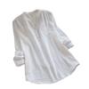 Solid-Color Loose Long-Sleeve Shirt Top Pure Color Loose Long Sleeve Shirt Top