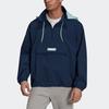 Adidas Originals Trébol Cremallera de Cuarto Casual Deportivo Sudadera con Capucha Chaqueta Hombre Tops Azul Marino HB1821