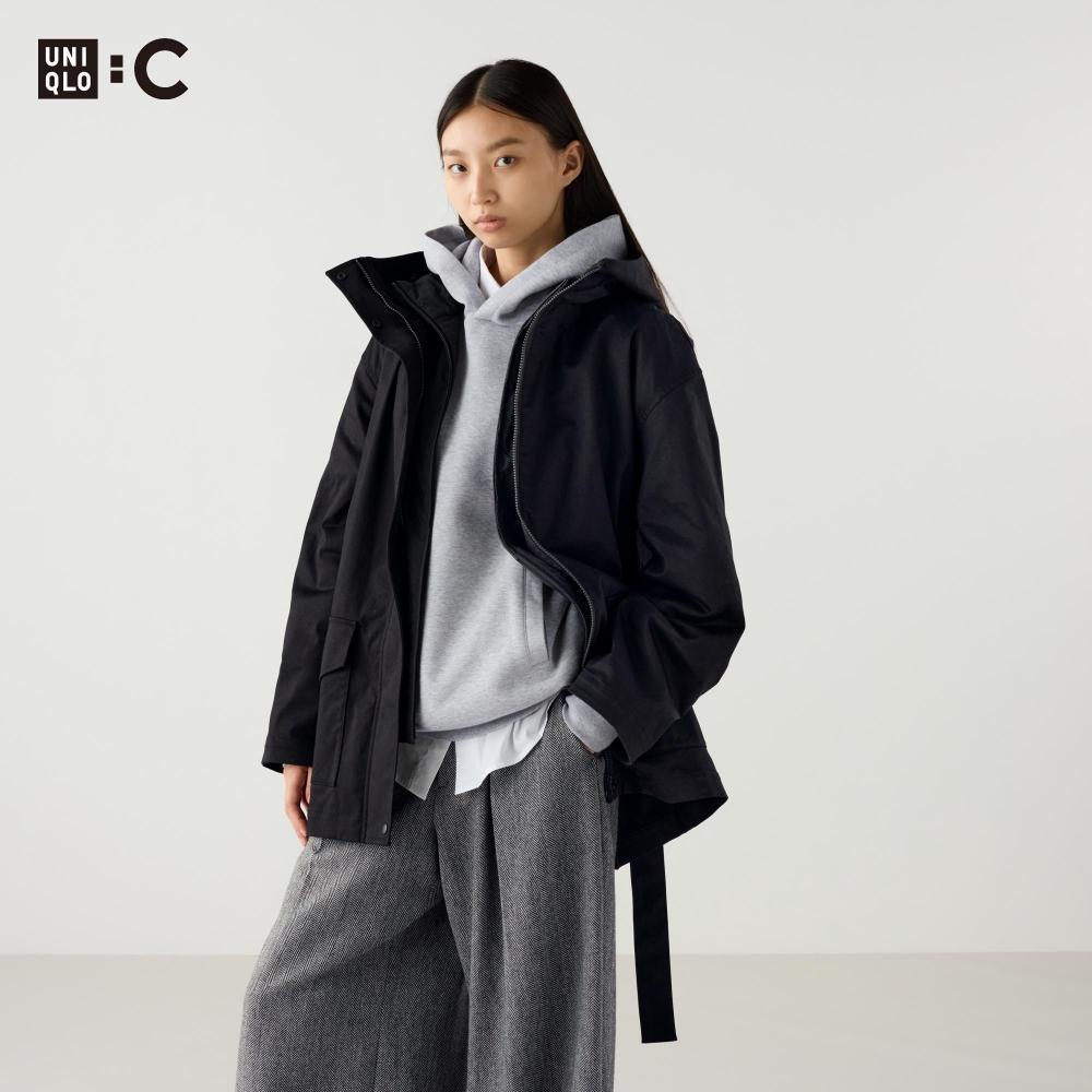

Uniqlo 3 Way полупальто свободного покроя 09 BLACK/WOMEN S