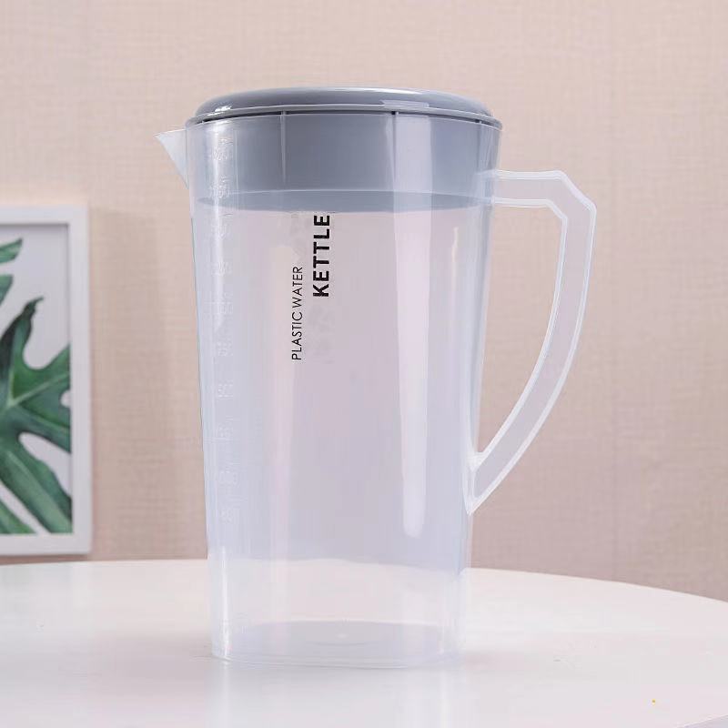 1-3L Cold Water Kettle with Scale Lemonade Bottle Refrigerator Beverage Jug Juice Container Large Capacity Cool Teapot Kitchen