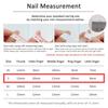 Short Blue Ocean Cat Eye Meteor Press On Nails Metallic Hand Painted Acrylic False Nails With Glue