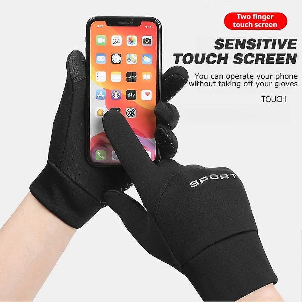 Cycling Thermal Gloves Electric USB Heated Gloves Winter Warm Gloves