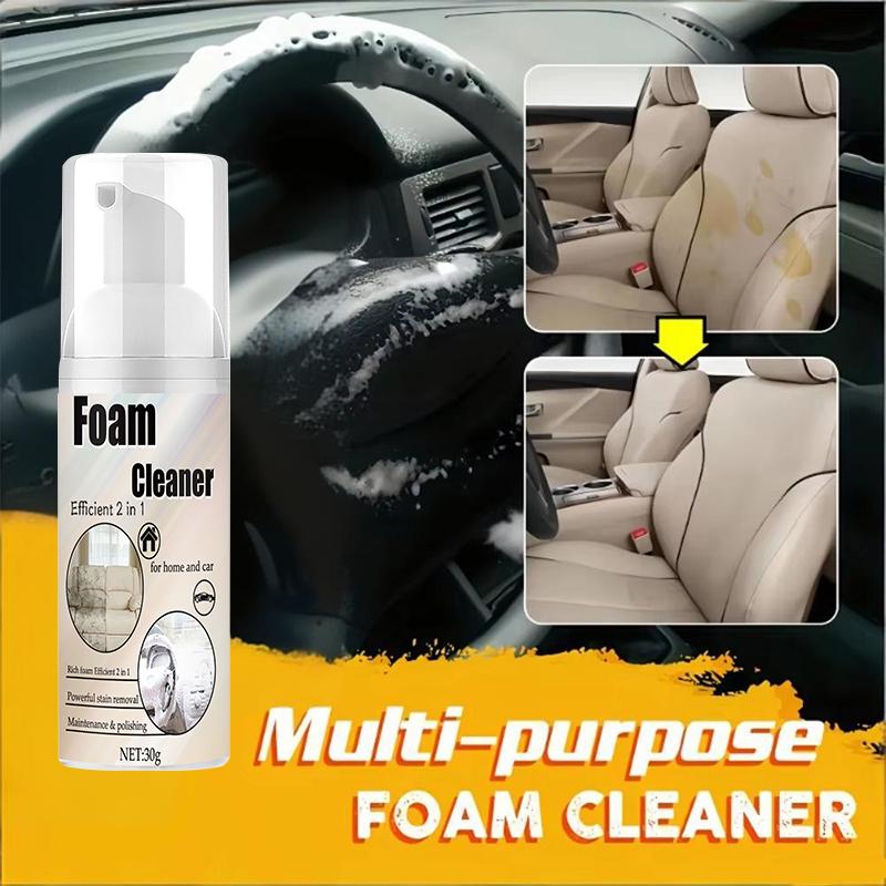 Foam Cleaner - Heavy-Duty Degreaser for Car Interiors, Home Kitchen, Upholstery & Household Surfaces