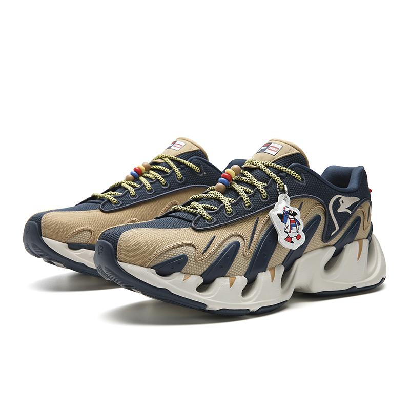 FILA x CHUMS Cushioning Abrasion Resistant Lightweight Height Increasing Low top Chunky Sneakers Men's F12M613125FMS