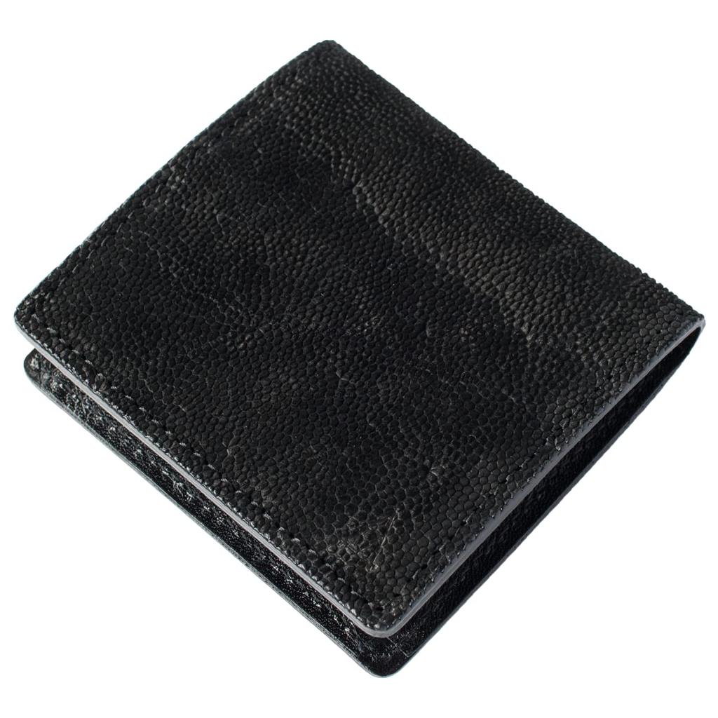 Tabarat Genuine Elephant Leather Coin Made in Respect for the Aged Day Gift Men's Purse, Japan, (Black)