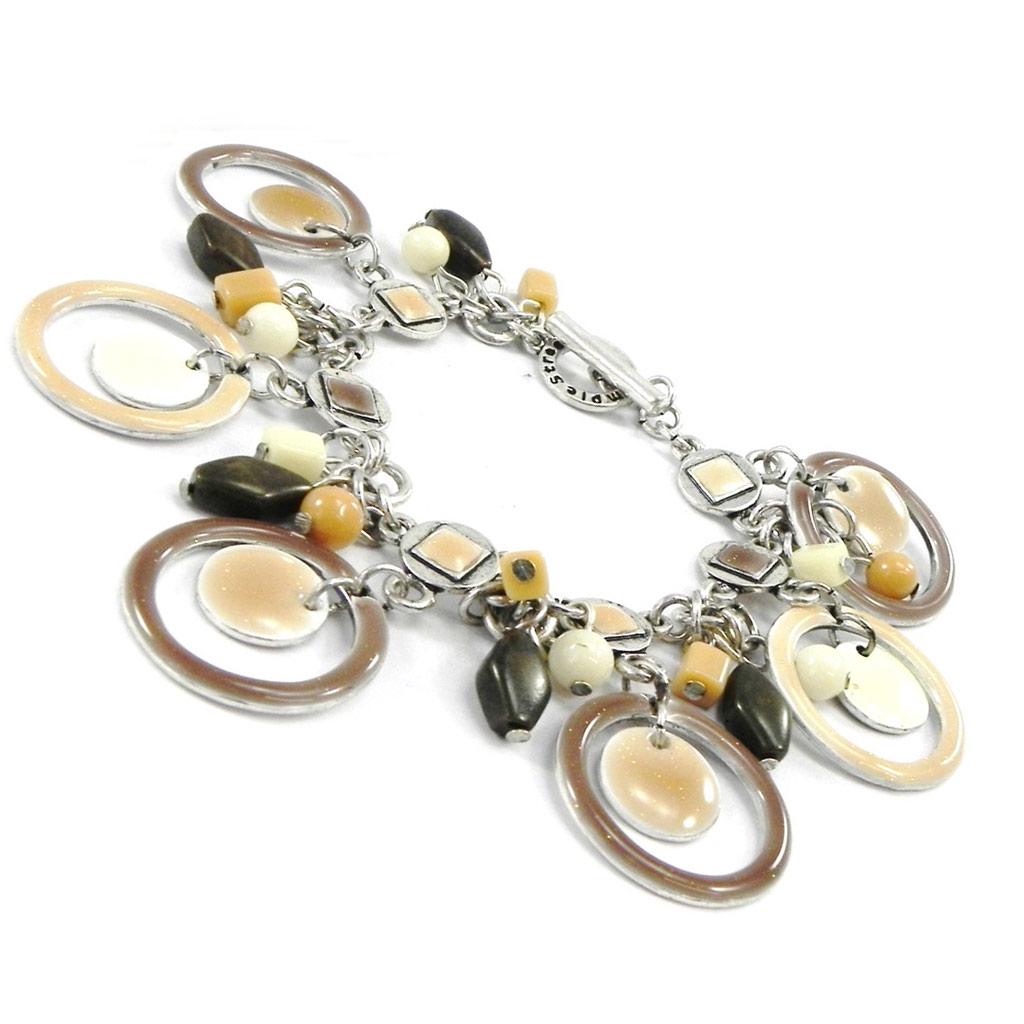 Les Trésors De Lily [G6182] - Chocolate 'Coloring' Designer Bracelet