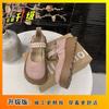 Non-slip Muffin Bag Head Shoes Cute Bow Pearl Thick Sole Heightening Mary Jane Single Shoes Women's 2025 Spring and Autumn New Models