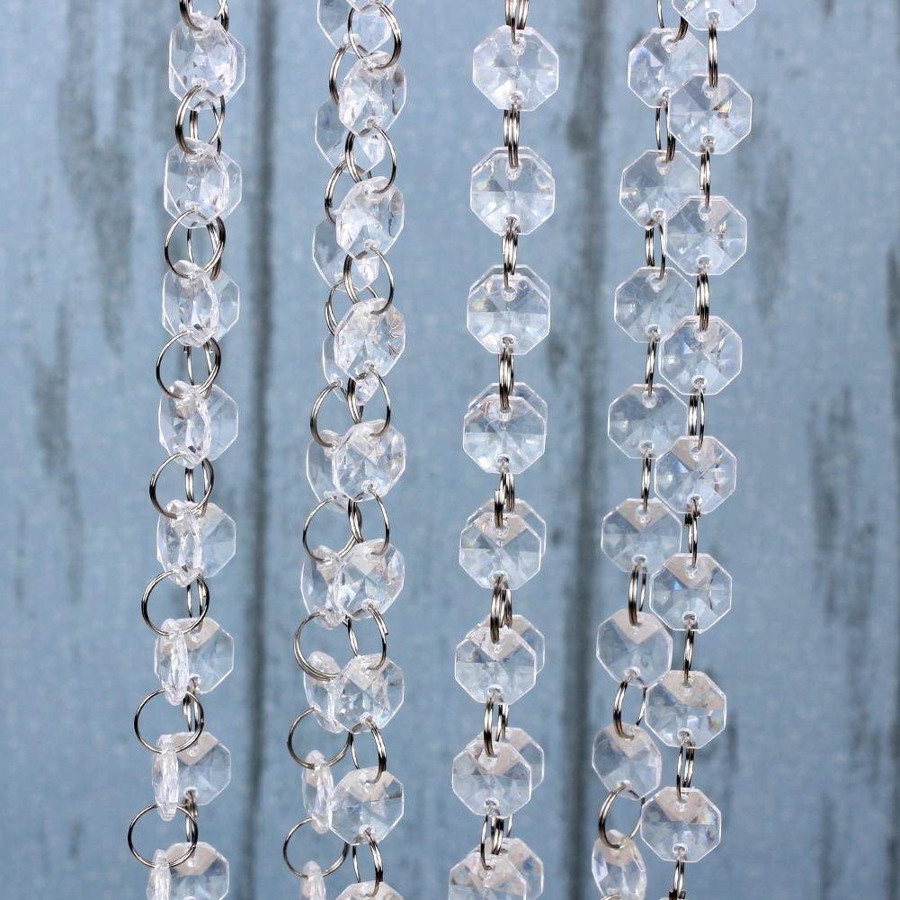 33 Crystal Clear Acrylic Bead Garland Chandelier Hanging wedding supplie
