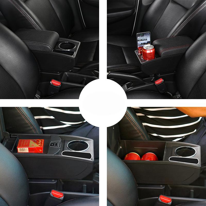 Armrest For Toyota Agya For Toyota Wigo For Daihatsu Ayla For Perodua Axia Interior Center Console Storage Box 2023 2024 2025