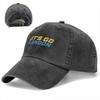 Vintage Let's Go Brandon Baseball Cap Unisex Distressed Denim Washed Sun Cap Outdoor Summer Unstructured Soft Hats Cap