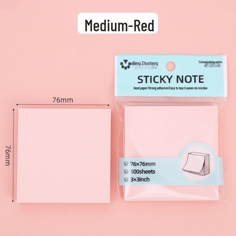 Heart-Shaped Colorful Sticky Notes for Students - Creative Index Memo Pads