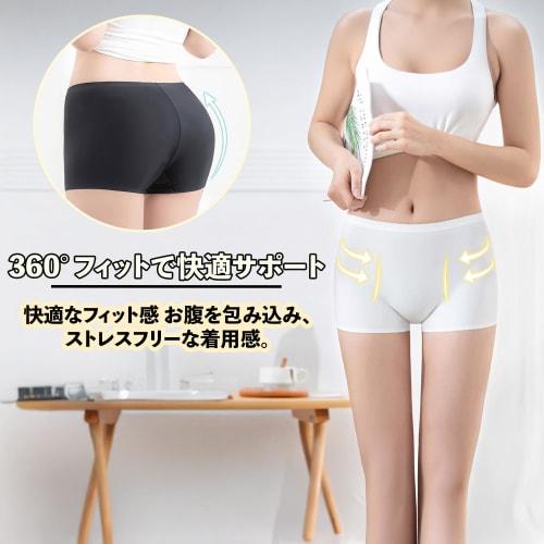 MOTOR KANTO Women's Leggings [3-Pack] Cute Panties for Underskirts, Show-Off Panties for Girls, Middle and High School Students, Non-See-Through Inner